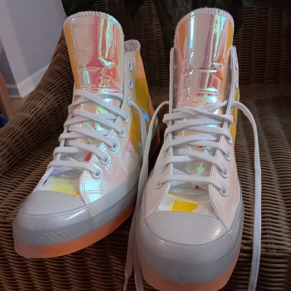 UNISEX Converse Chuck 70 High Hi-Vis Iridescent - Picture 5 of 10